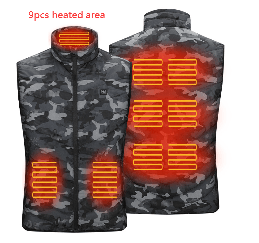 Camouflage Heating Vest - Puritific