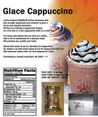 Cappuccino (Iced Capp, Iced Cappuccino, Iced Coffee) 4 in 1 Bubble Tea / Latte and Frappe Mix-1