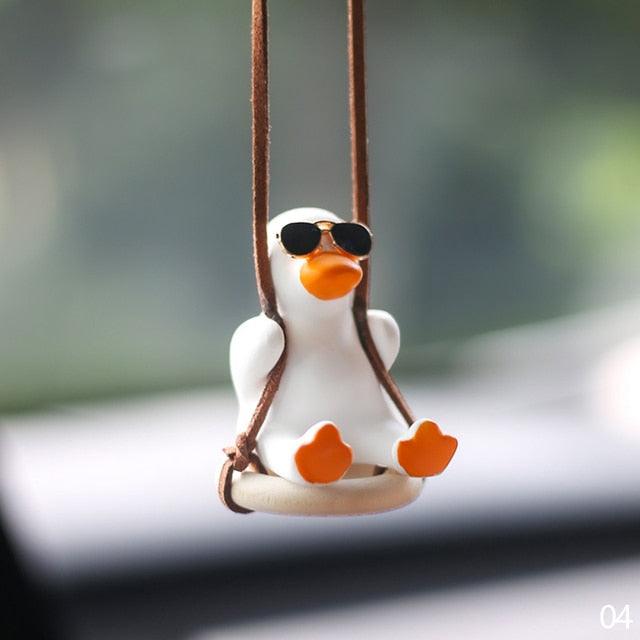 Car Pendant Cute Swinging Duck - Puritific