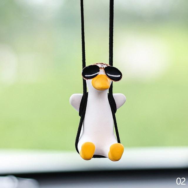 Car Pendant Cute Swinging Duck - Puritific