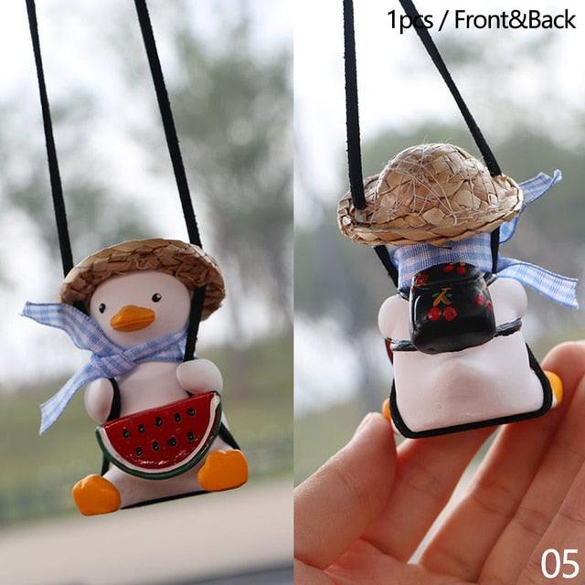 Car Pendant Cute Swinging Duck - Puritific