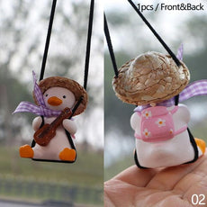 Car Pendant Cute Swinging Duck - Puritific