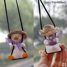 Car Pendant Cute Swinging Duck - Puritific