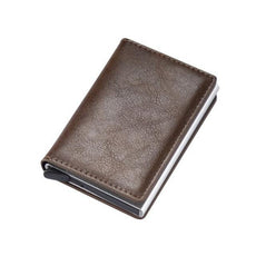 Card Holder Wallet Anti-theft Brush Design - Puritific