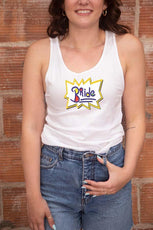 Cartoon Bride & Babe Tanks - For Your Ultimate 90s Bachelorette Party! - Puritific