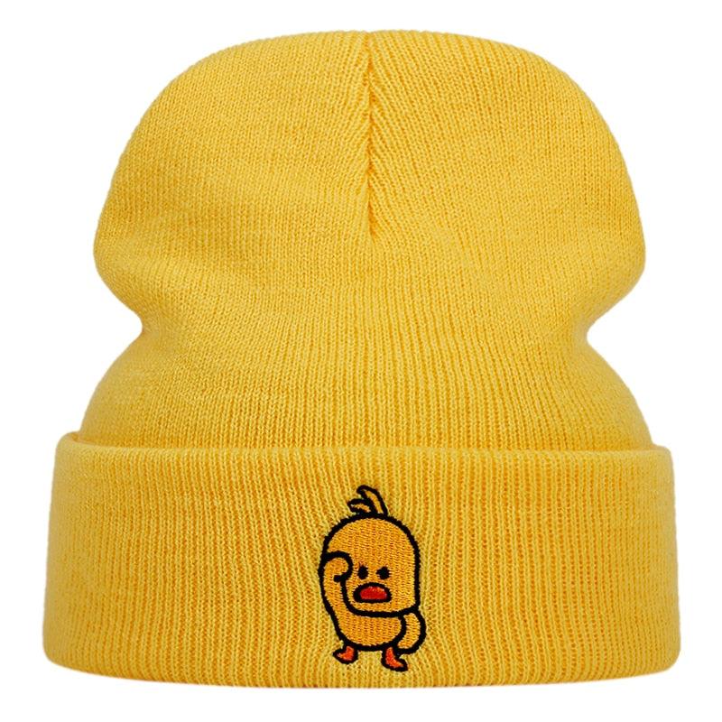 Casual Little Yellow Duck Beanie - Puritific