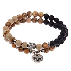 Charm Retro Buddha Bead Bracelet - Puritific