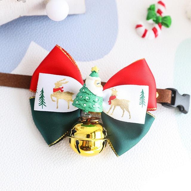 Christmas Collar Pet Bow Tie - Puritific