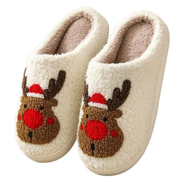 Christmas Couples Cotton Slippers - Puritific