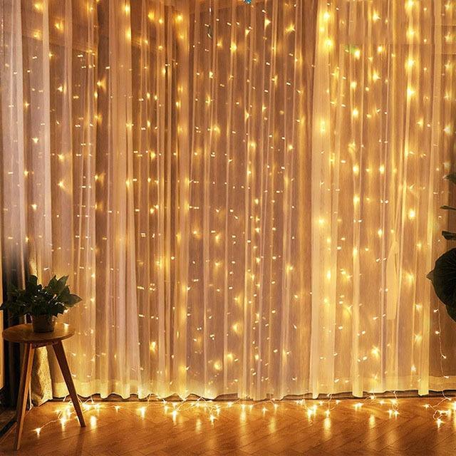 Christmas Curtain Lights - Puritific