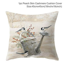 Christmas Elk Tree Cushion Cover - Puritific