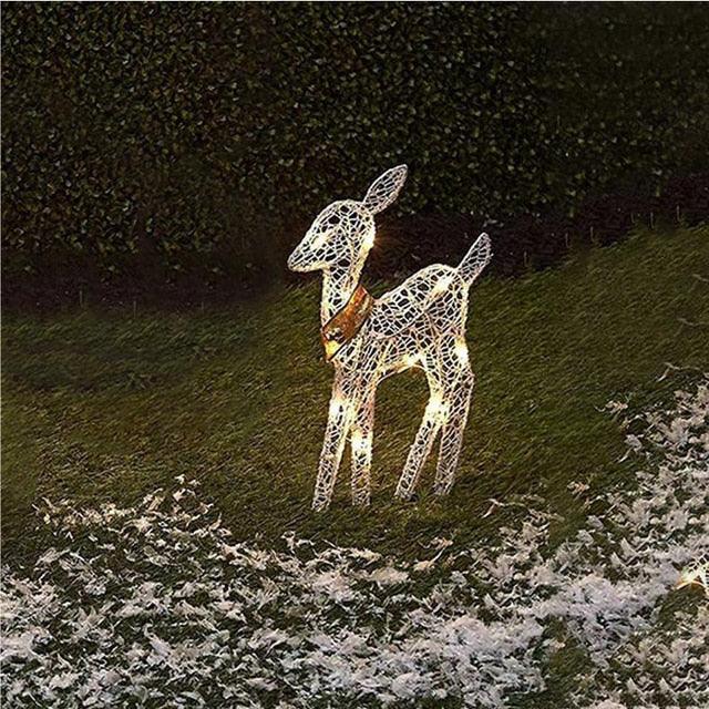 Christmas Iron Deer LED Light - Puritific