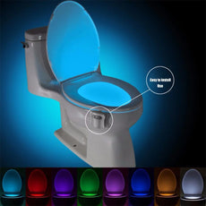 Motion Sensor Toilet Seat Night Light - Puritific