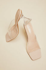 Clear Block Heels - Puritific