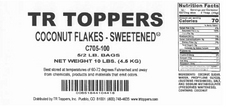 Coconut Flakes - Sweetened Candy Toppings | TR Toppers C705-100 | Premium Dessert Toppings, Mix-Ins and Inclusions | Canadian Distribution-3