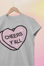 Conversation Heart Shirts❤️🧡💙💛 Phrase + Color Options! For Your Bachelorette Party - Puritific