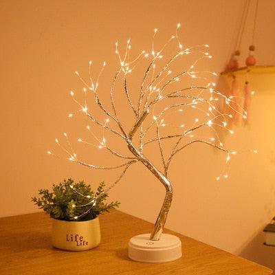 Copper Wire Christmas Tree LED Lamp - Puritific