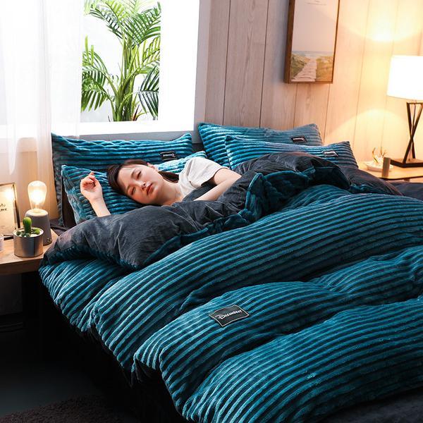 Corduroy Velvet Bedding Set - Puritific