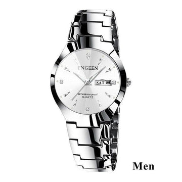 Men Silver White