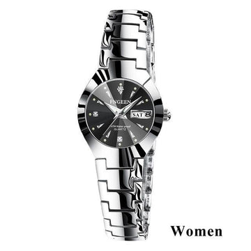 Women Silver Black