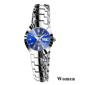 Women Silver Blue