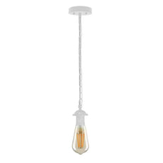 Single ceiling pendant light E27 base hanging chain light~ 5128-5