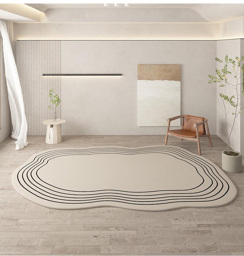 Cream Color Oval Carpets - Puritific