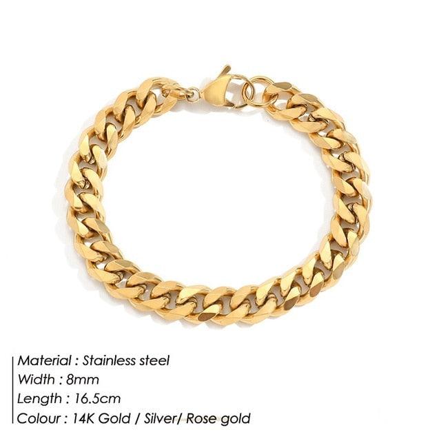 Curb Chain Stainless Steel Bracelet - Puritific