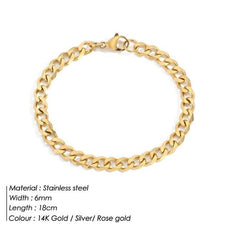 Curb Chain Stainless Steel Bracelet - Puritific