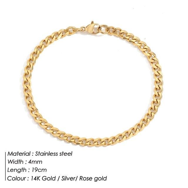 Curb Chain Stainless Steel Bracelet - Puritific