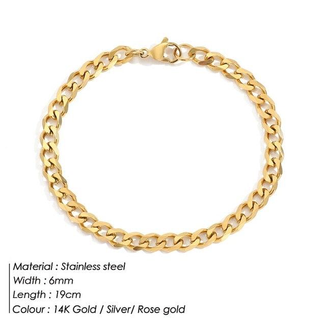 Curb Chain Stainless Steel Bracelet - Puritific