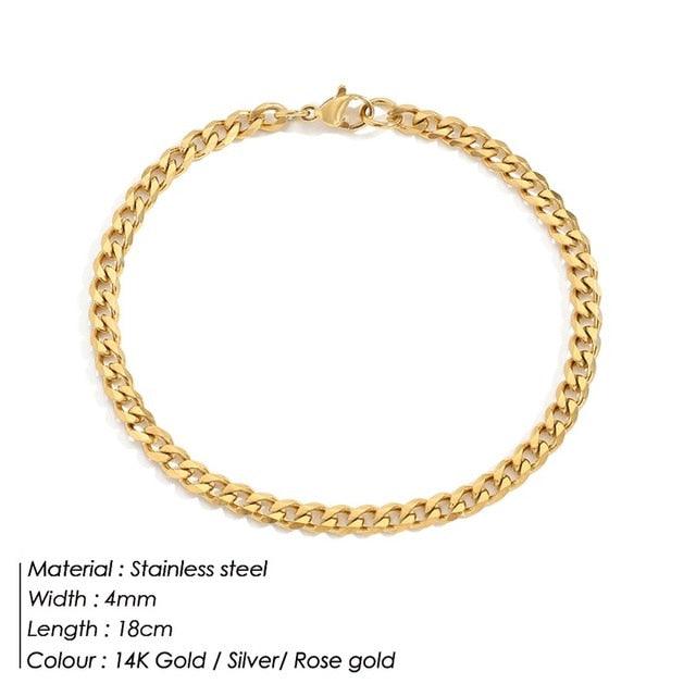 Curb Chain Stainless Steel Bracelet - Puritific