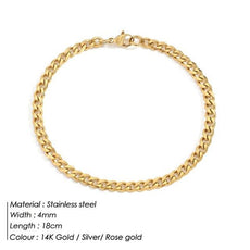 Curb Chain Stainless Steel Bracelet - Puritific