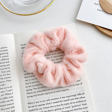 Pink plush ring