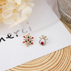 Christmas Snowflake Stud Earrings - Puritific