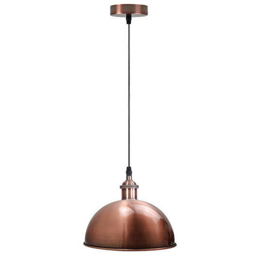 Vintage Industrial Metal Ceiling Pendant Light Copper Shade Modern~1319-0