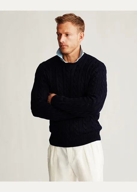 Men's Wool Casual Sweater - Puritific