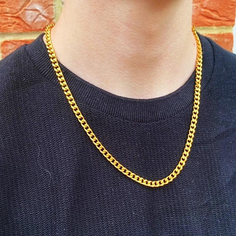 Daily Wearing Cuban Link Chain Choker - Puritific