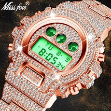 Digital Diamond Quartz Wristwatches - Puritific