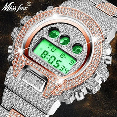 Digital Diamond Quartz Wristwatches - Puritific