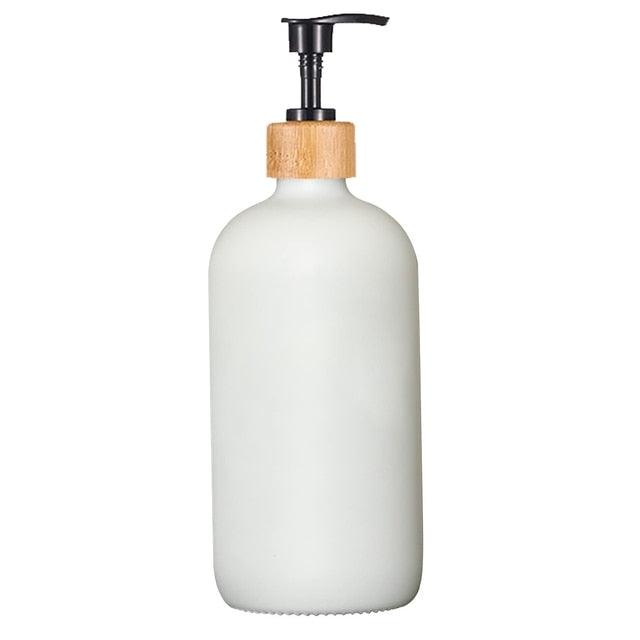 Dish Soap Bottle with Bamboo Pump - Puritific