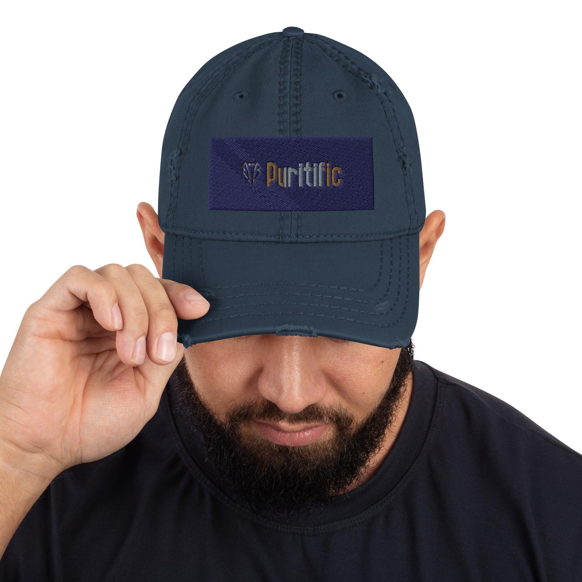 Distressed Dad Hat - Puritific