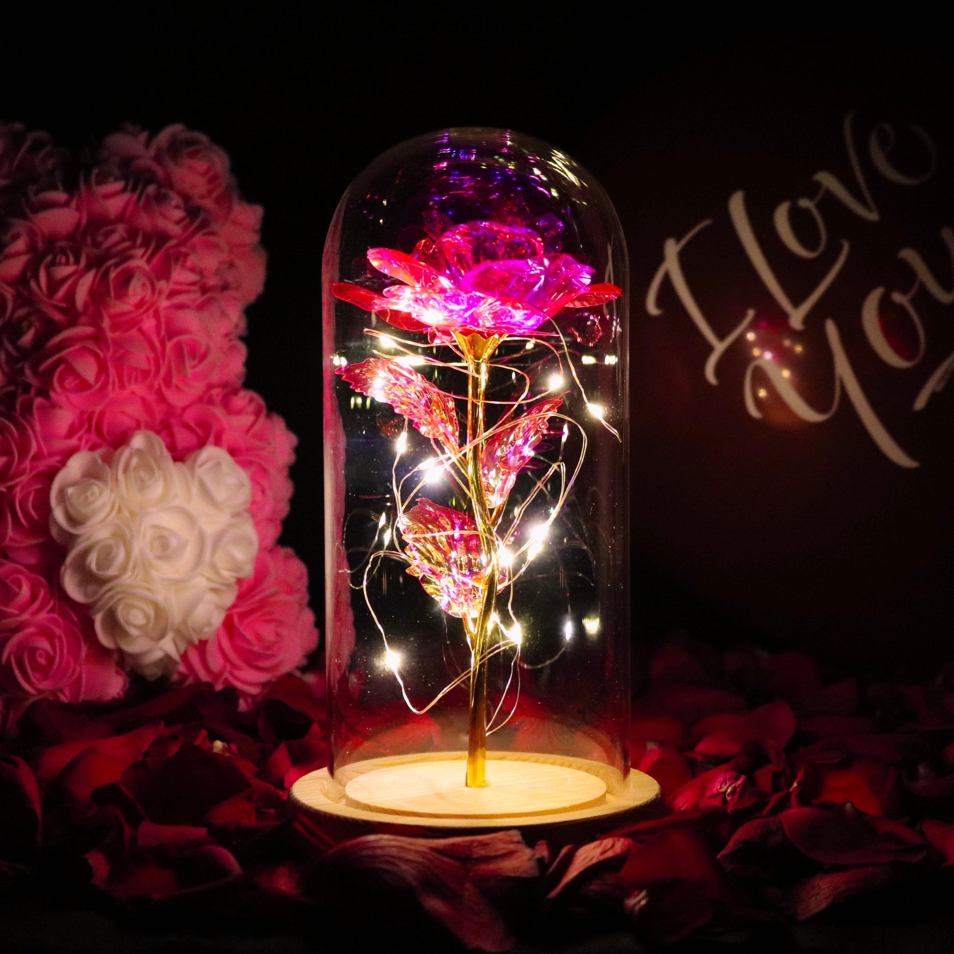 Galaxy Rose Eternal Lamp - Puritific