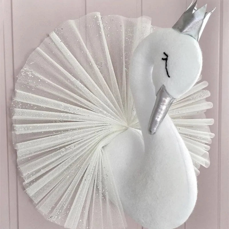 Flamingo Wall Mount Stuffed Toy - Puritific