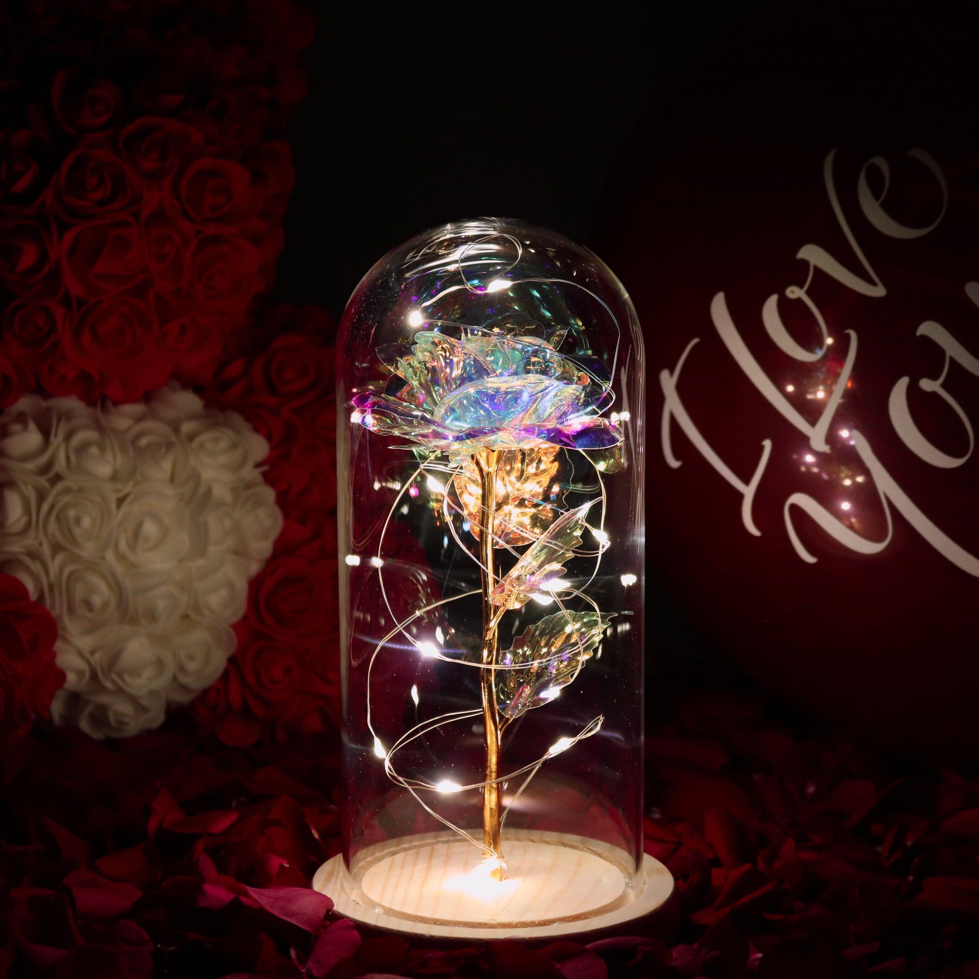 Galaxy Rose Eternal Lamp - Puritific