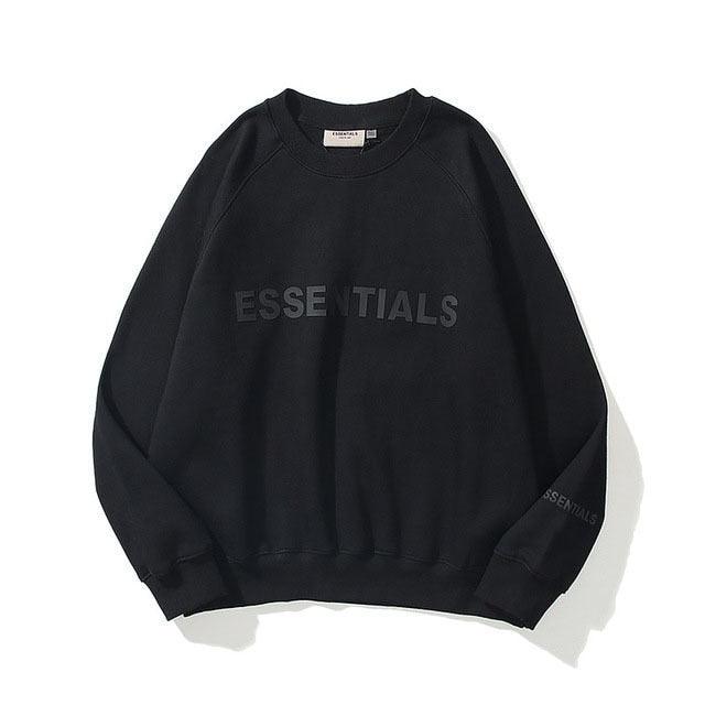 Essentials Sweatshirt Reflective Letter Printed - Puritific