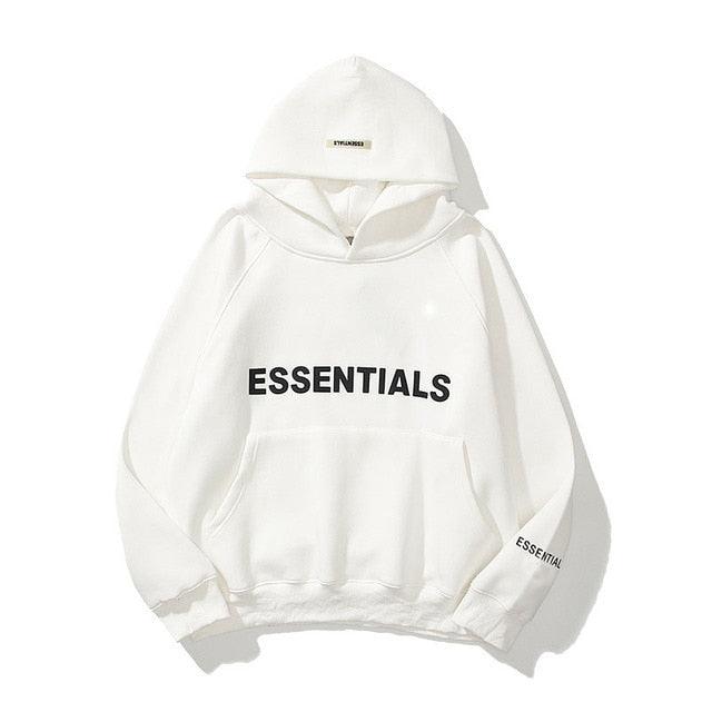 Essentials Sweatshirt Reflective Letter Printed - Puritific