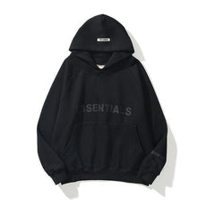 Essentials Sweatshirt Reflective Letter Printed - Puritific