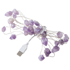 Natural Amethyst Decorative Lights Stones - Puritific