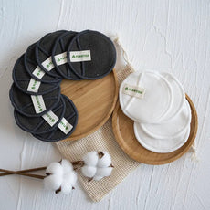 Cotton + Bamboo Facial Rounds Set-1